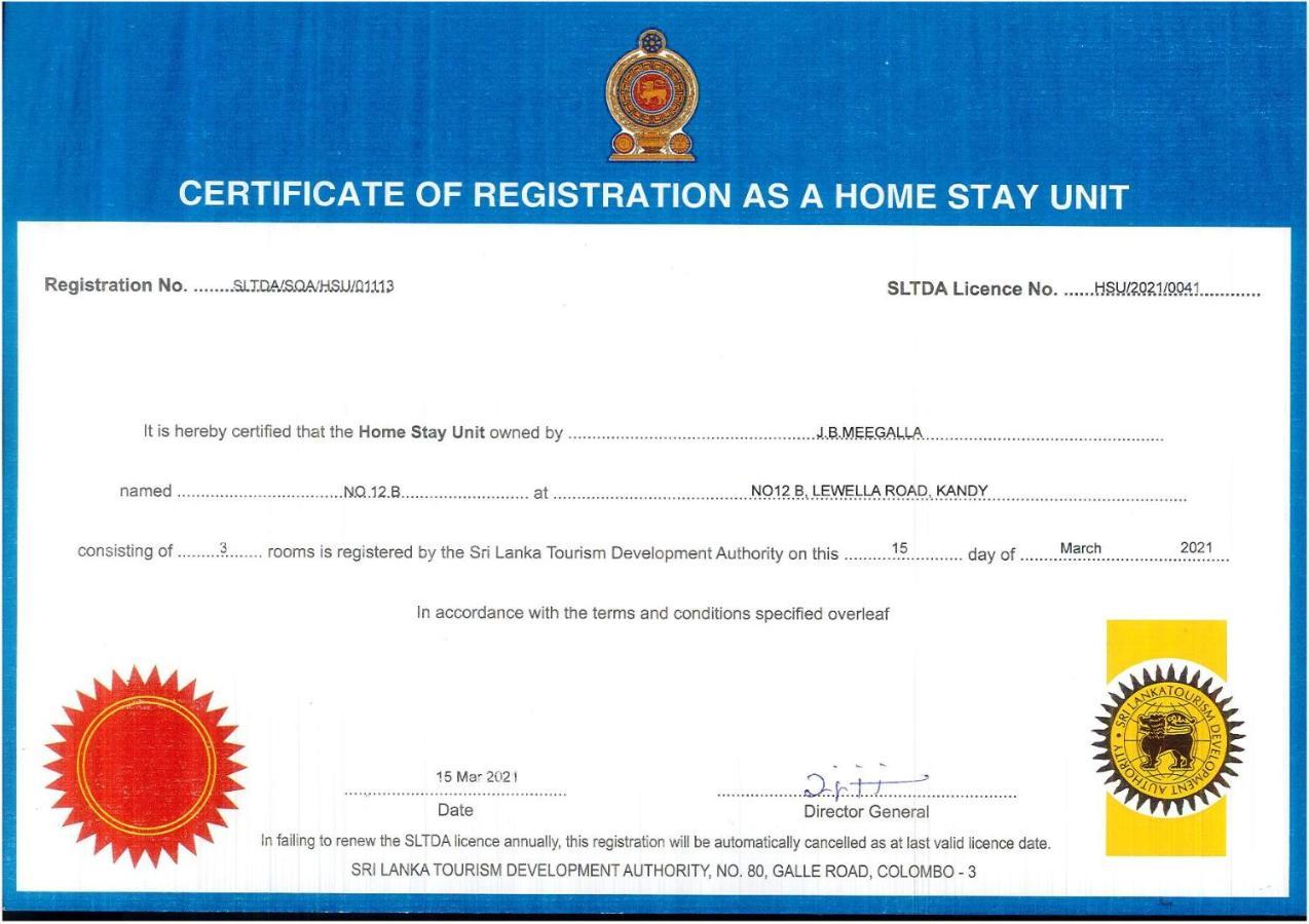 12 B Lewella Road, Kandy. المظهر الخارجي الصورة